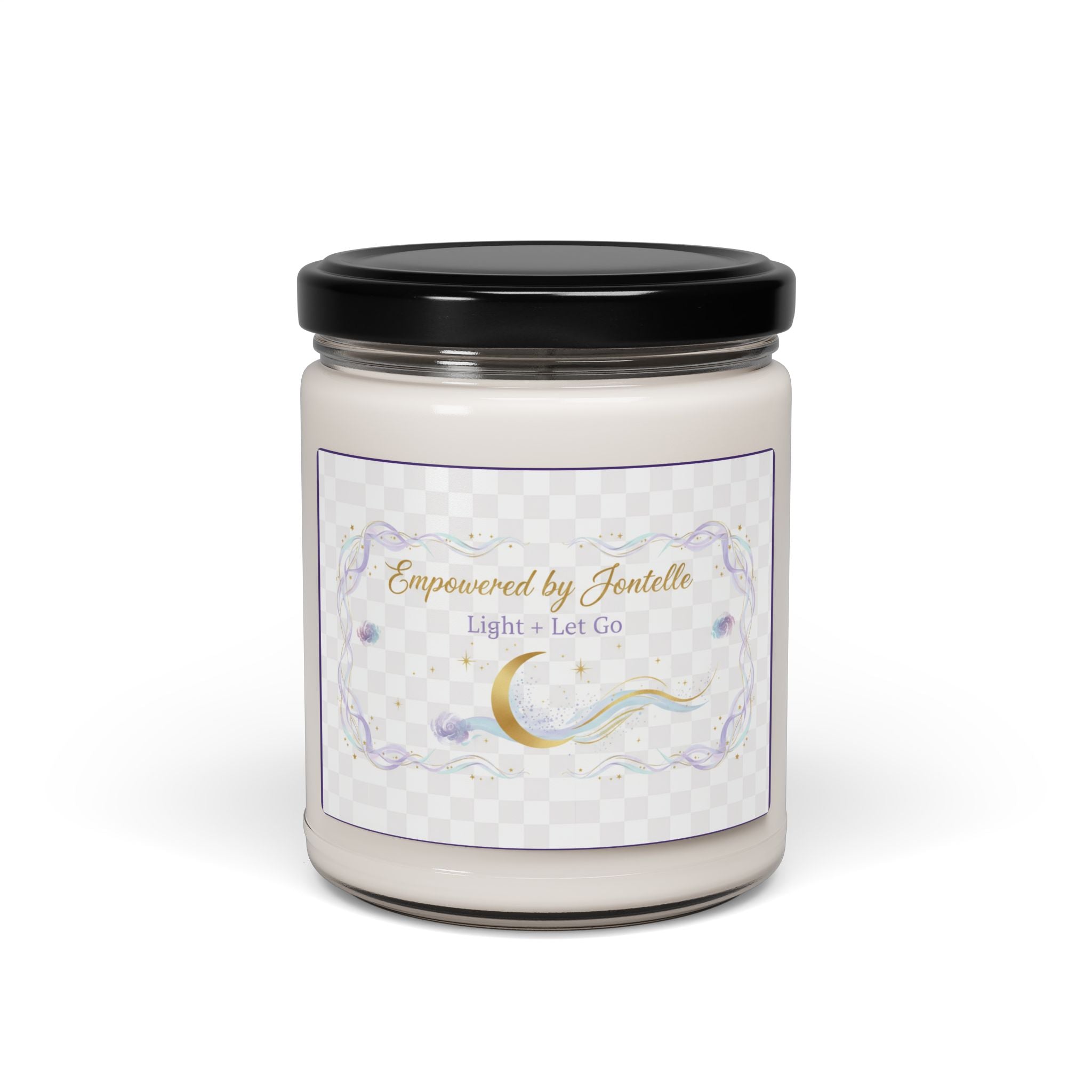 Light + Let Go Scented Soy Candle - 9oz for Calm Energy and Clarity