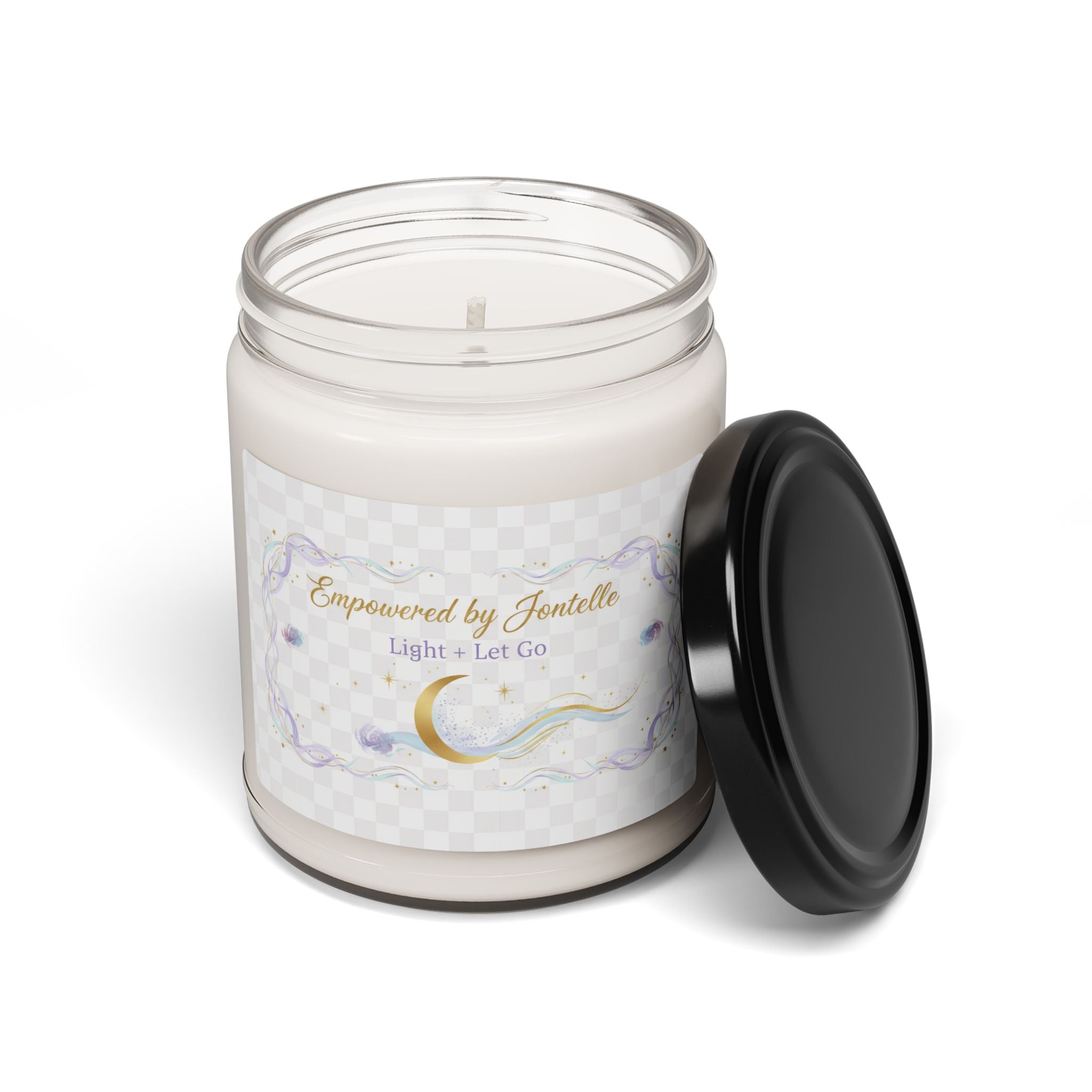 Light + Let Go Scented Soy Candle - 9oz for Calm Energy and Clarity