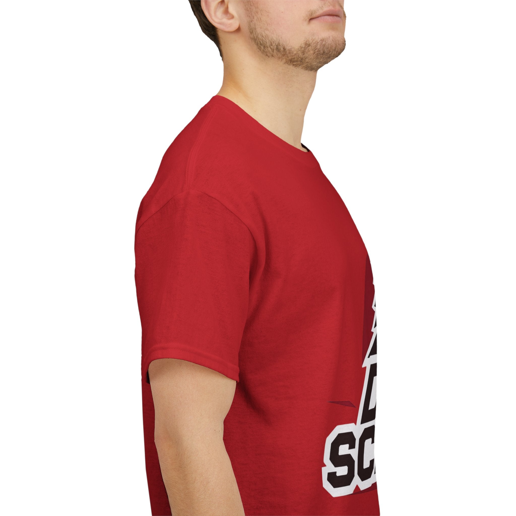 Motivational Unisex Heavy Cotton Tee - 'Do It Scared' Graphic Shirt