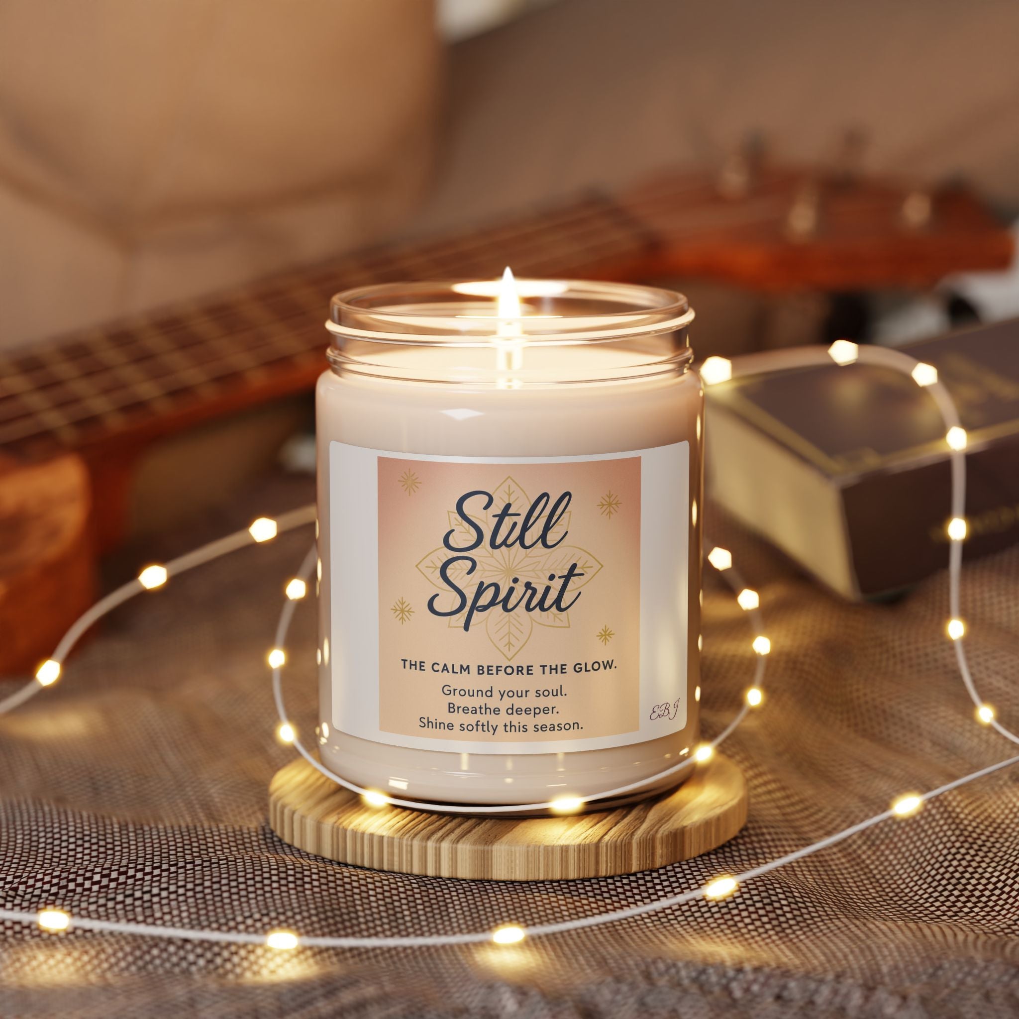 Light + Let Go Scented Soy Candle - 9oz for Calm Energy and Clarity