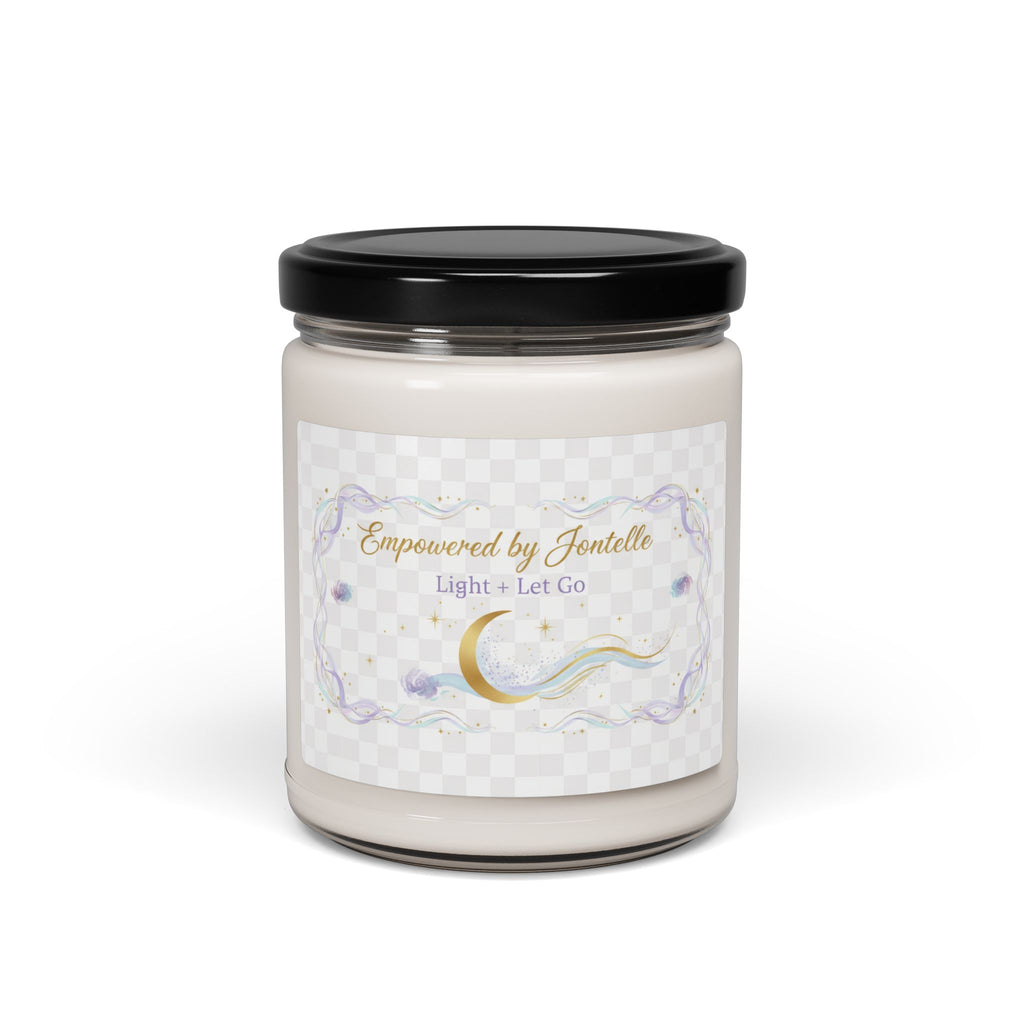 Light + Let Go Scented Soy Candle - 9oz for Calm Energy and Clarity