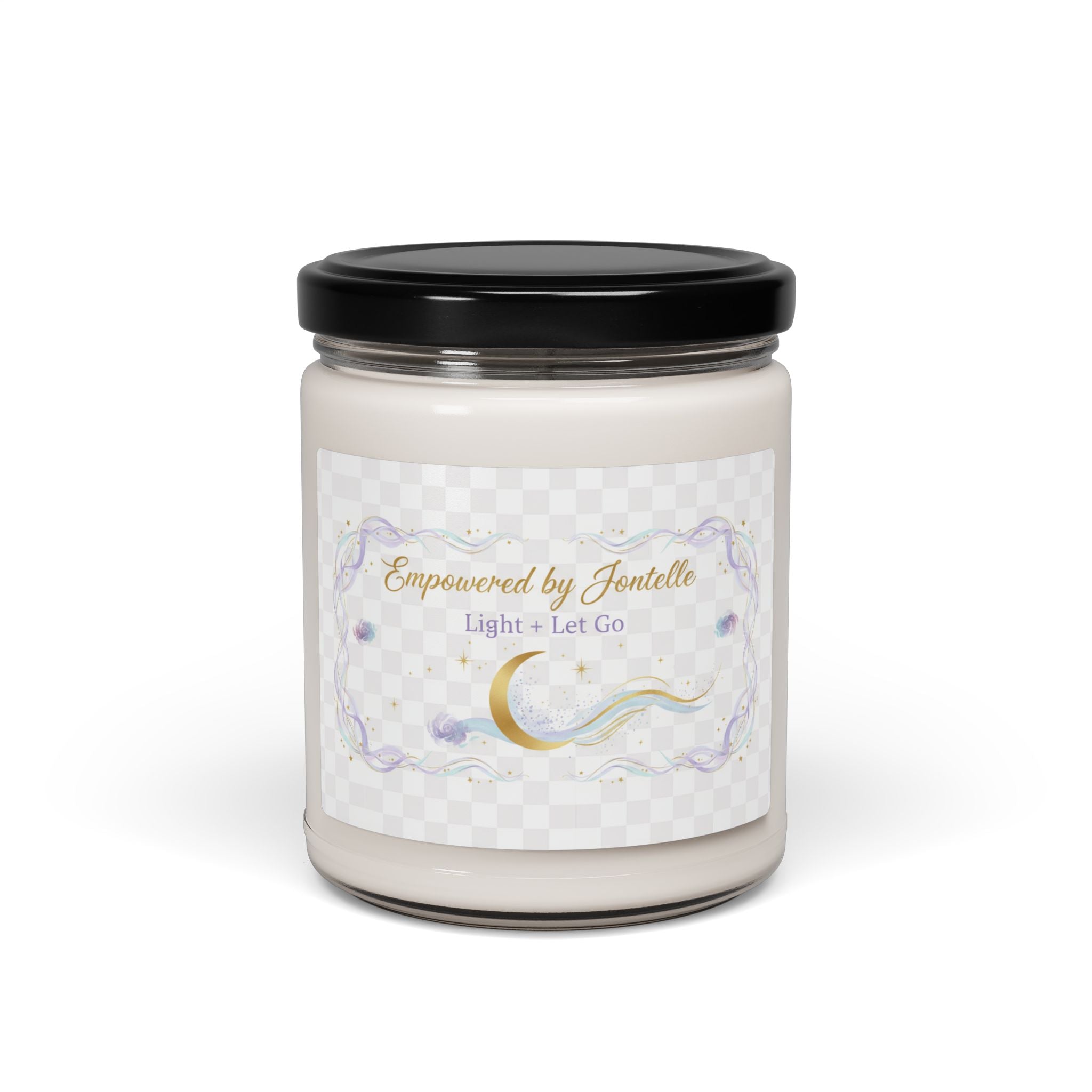 Light + Let Go Scented Soy Candle - 9oz for Calm Energy and Clarity