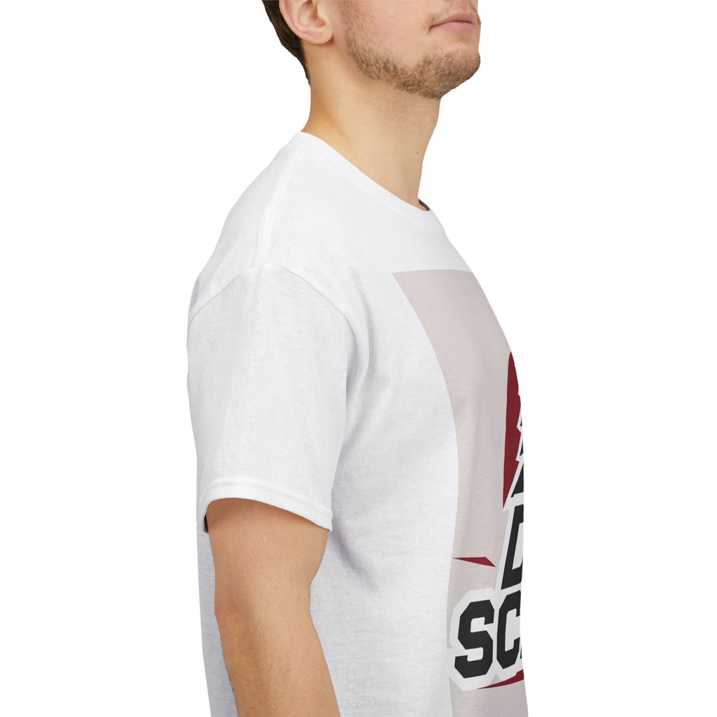 Motivational Unisex Heavy Cotton Tee - 'Do It Scared' Graphic Shirt