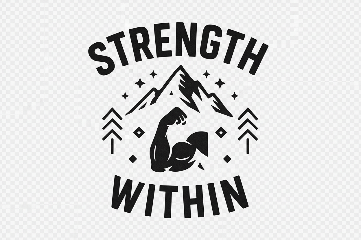 Strength Within Design - Transparent Background